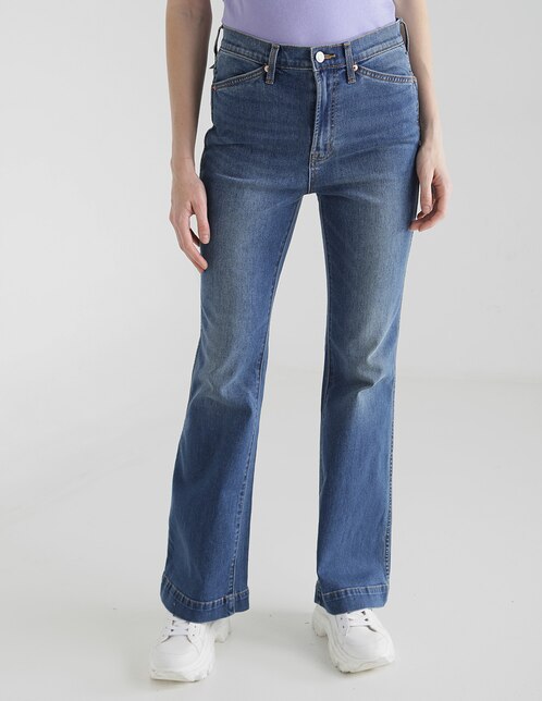 Jeans slim GAP stone wash corte media cintura para mujer en GAP
