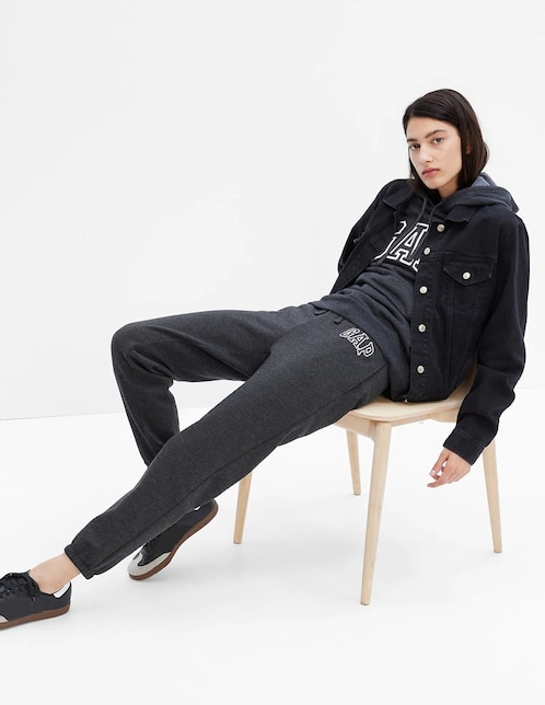 Pants regular con jareta para mujer 1