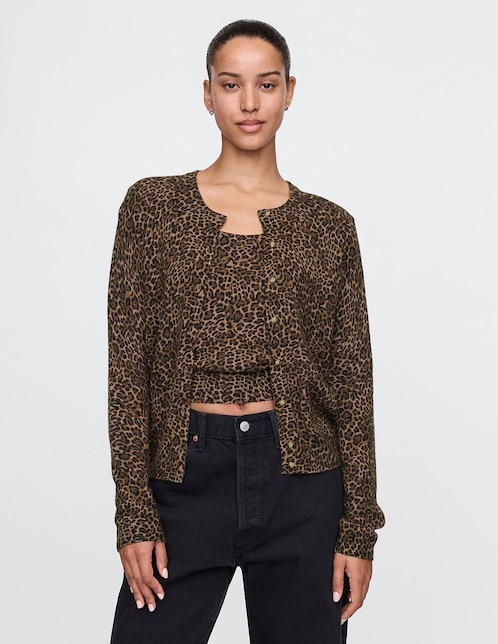 Suéter cuello redondo para mujer
