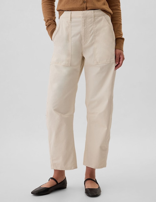 PANTALÓN GAP 587122 STRAIGHT, 6, BEIGE