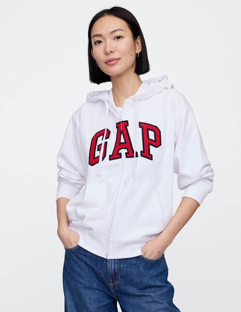 Sudadera con capucha y bolsa para mujer 1