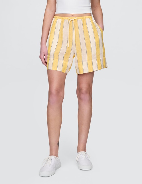 Short de lino para mujer