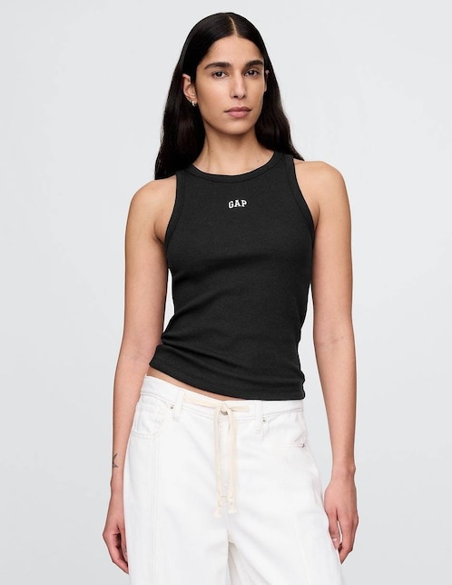 PLAYERA GAP 729562 LOGO R, XXCH, NEGRO