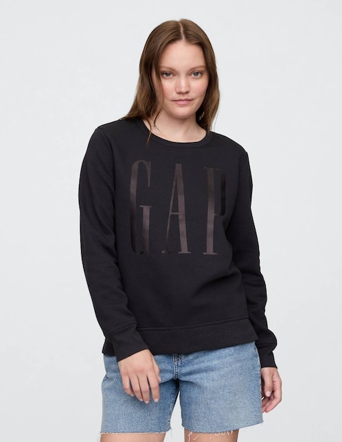 SUDADERA GAP 8004, XXCH, NEGRO INTENSO