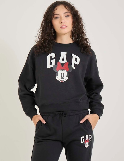 SUDADERA GAP 822932 LOGO A, XG, NEGRO I