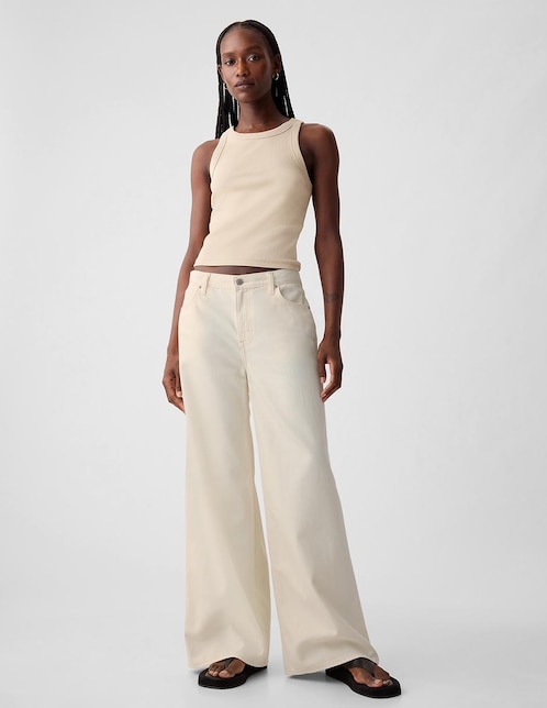 Jeans wide leg para mujer