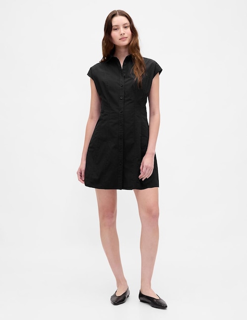 VESTIDO GAP 79784, XXCH, NEGRO