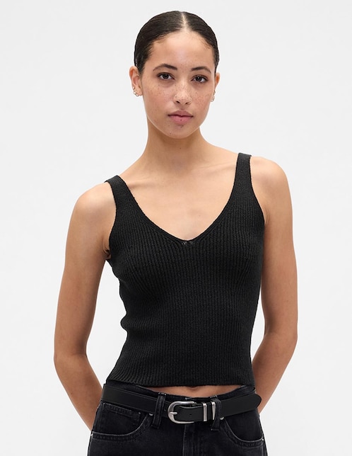 PLAYERA GAP 800551 LISO, CH, NEGRO
