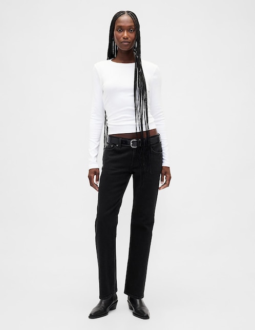 Jeans straight para mujer