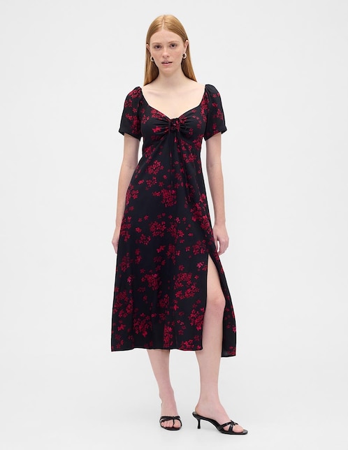VESTIDO GAP 837022 ALGODÓN, XCH, NEGRO