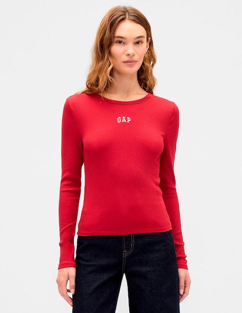 PLAYERA GAP 805668 LOGO REGUL, XCH, ROJO