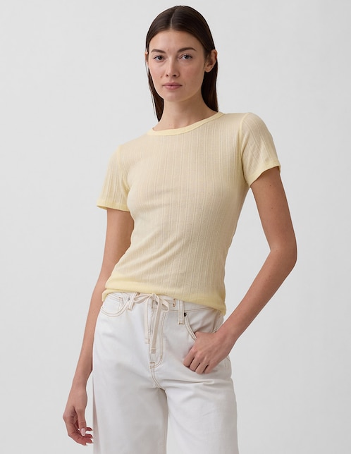 PLAYERA GAP 822837 LIS, 2XCH, AMARILLO