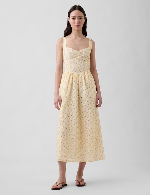 Vestido midi casual para mujer