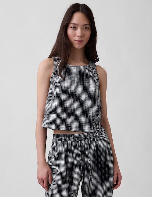 Blusa sin manga para mujer