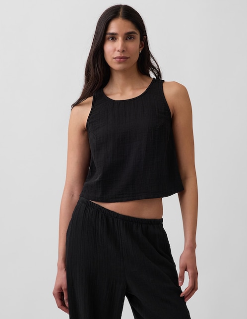 BLUSA GAP 883013 LISO, G, NEGRO