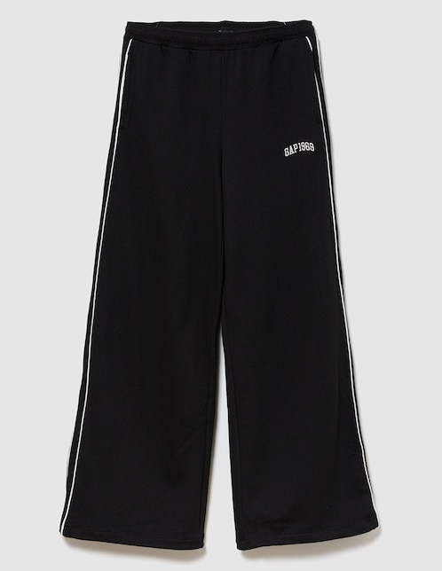 Pants acampanado con elástico para mujer
