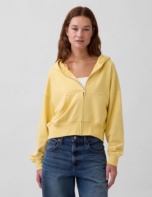 SUDADERA GAP 887723 LISO, CH, AMARILLO