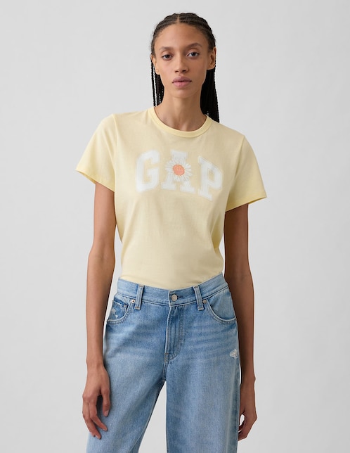 PLAYERA GAP 887734 LOGO, CH, AMARILLO