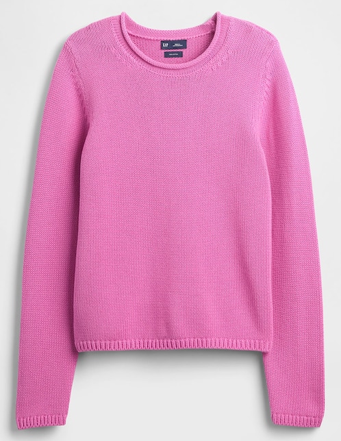 Suéter cuello redondo para mujer 1