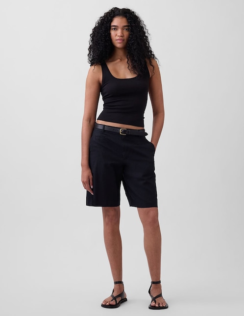 SHORT GAP 866114 LISO LINO, 4, NEGRO