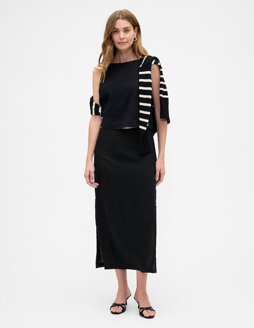 FALDA GAP 866190 LI, CH, NEGRO INTENSO