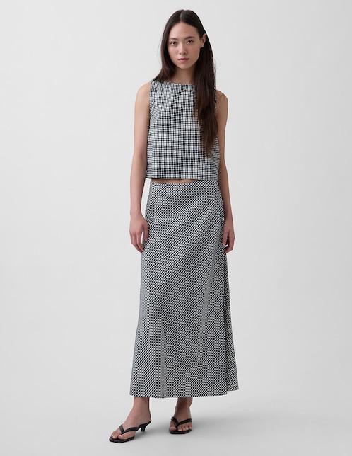 FALDA GAP 894387 LIS, G, NEGRO INTENSO