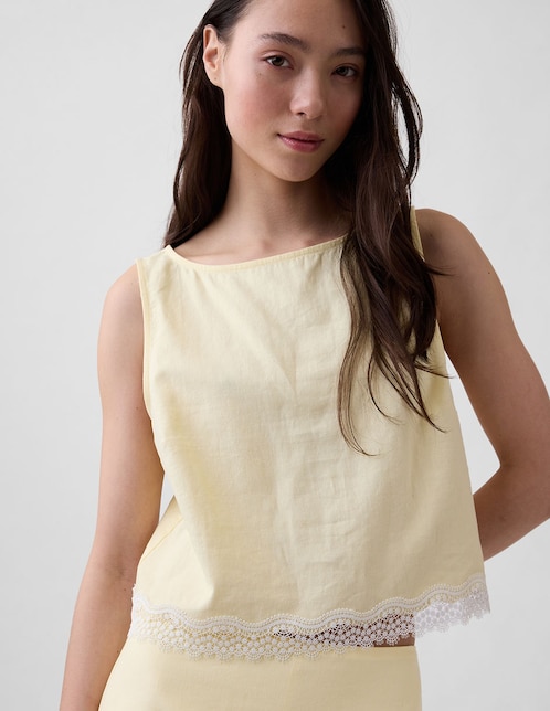 BLUSA GAP 880208 LISO, XXCH, AMARILLO