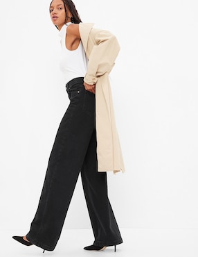 Jeans relaxed wide leg para mujer