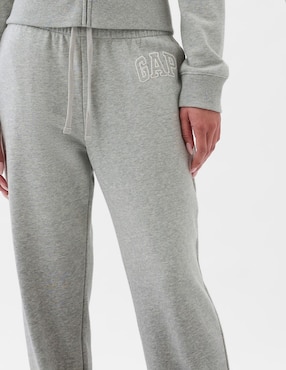 Pants straight con jareta para mujer