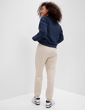 Pants regular con elástico para mujer