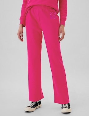 Pants Straight Con Elástico Para Mujer