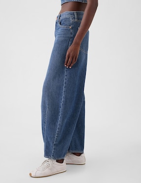 Jeans barrel para mujer