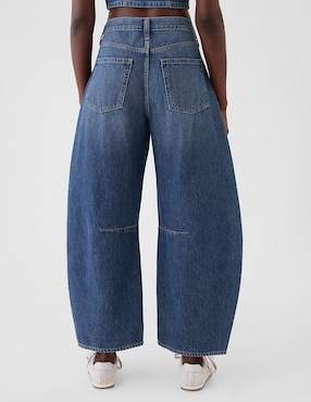 Jeans barrel para mujer