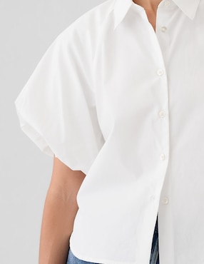 Blusa manga corta para mujer