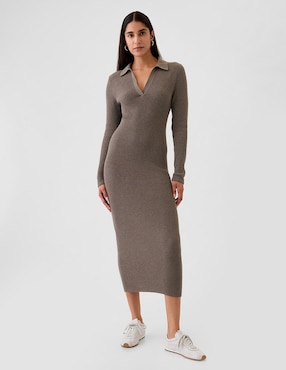 Vestido Midi Casual Para Mujer