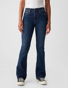 Jeans Flare Corte Cintura Para Mujer