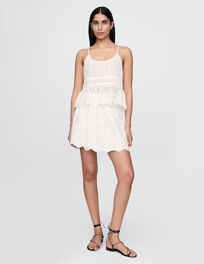 Top escote bajo tirante ajustable