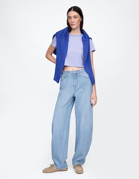 Jeans relaxed amplio para mujer