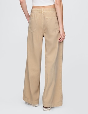 Jeans relaxed baggy corte cintura para mujer