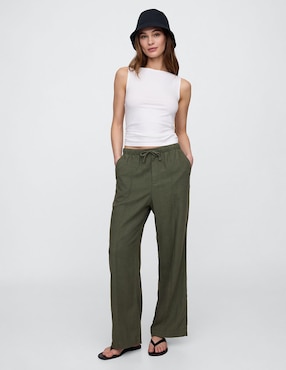 Pantalón relaxed straight para mujer