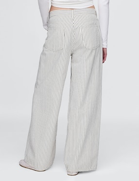 Pantalón relaxed wide leg para mujer