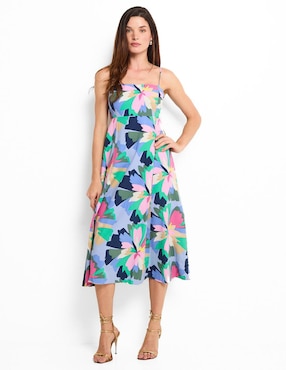 Vestido midi casual para mujer