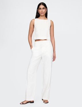 Pantalón relaxed straight para mujer