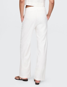 Pantalón relaxed straight para mujer