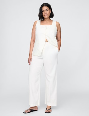 Pantalón relaxed straight para mujer