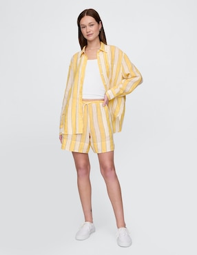 Short de lino para mujer