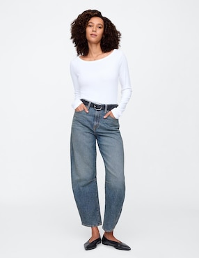 Jeans amplio para mujer