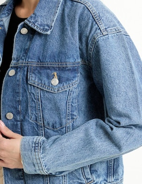 Chamarra denim para mujer