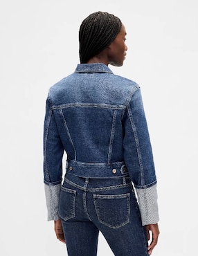 Chamarra denim de mezclilla para mujer