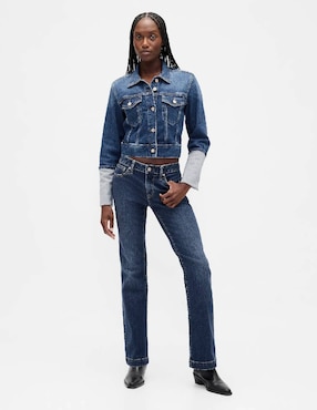 Chamarra denim de mezclilla para mujer